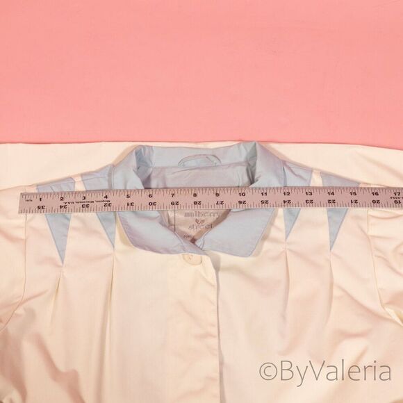 Mulberry Street Vintage Trench Coat Jacket M Lightweight Preppy Retro Gorpcore - Picture 11 of 13